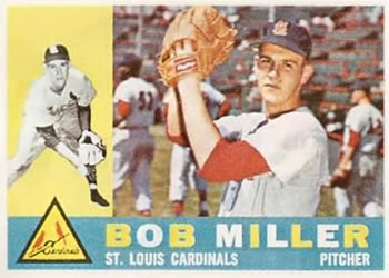 1960 Topps #101 Bob Miller Front