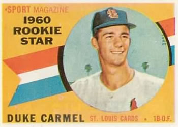 1960 Topps #120 Duke Carmel Front