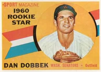 1960 Topps #123 Dan Dobbek Front