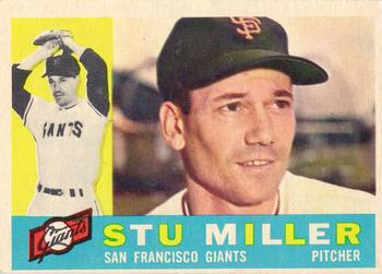 1960 Topps #378 Stu Miller Front