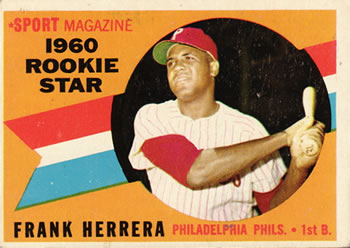 1960 Topps #130 Frank Herrera Front