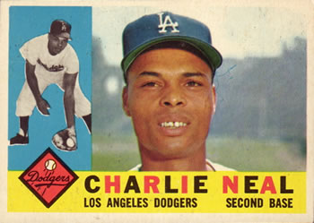 1960 Topps #155 Charlie Neal Front
