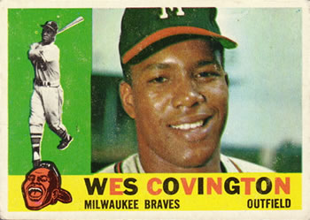 1960 Topps #158 Wes Covington Front