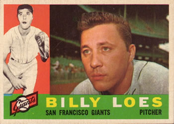 1960 Topps #181 Billy Loes Front