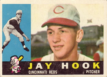 1960 Topps #187 Jay Hook Front