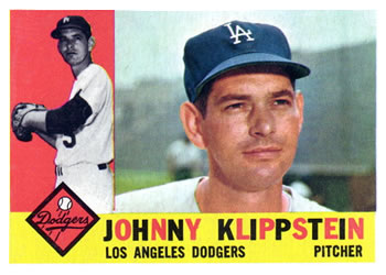 1960 Topps #191 Johnny Klippstein Front