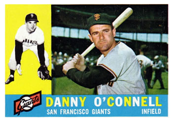 1960 Topps #192 Danny O'Connell Front