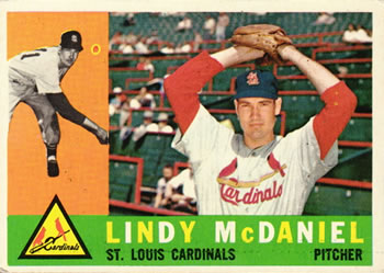 1960 Topps #195 Lindy McDaniel Front