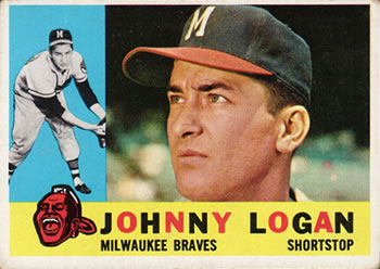 1960 Topps #205 Johnny Logan Front