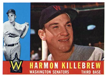 1960 Topps #210 Harmon Killebrew Front