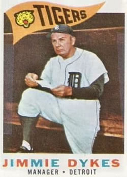 1960 Topps #214 Jimmie Dykes Front