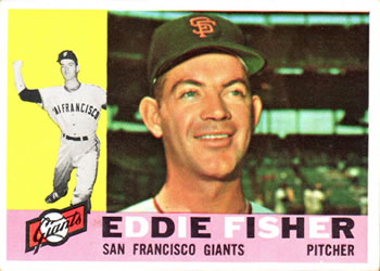 1960 Topps #23 Eddie Fisher Front