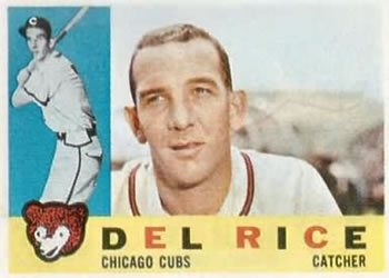 1960 Topps #248 Del Rice Front