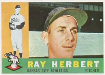 1960 Topps #252 Ray Herbert Front