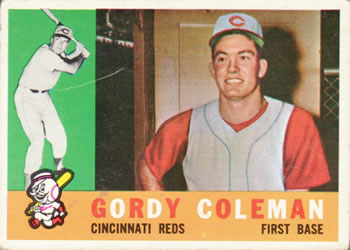 1960 Topps #257 Gordy Coleman Front