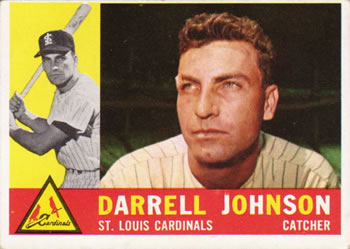 1960 Topps #263 Darrell Johnson Front
