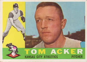 1960 Topps #274 Tom Acker Front