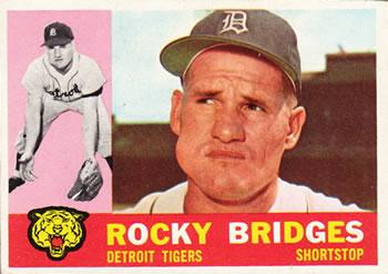 1960 Topps #22 Rocky Bridges Front