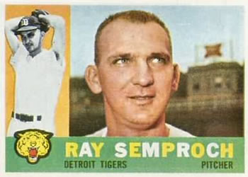 1960 Topps #286 Ray Semproch Front