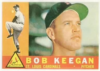 1960 Topps #291 Bob Keegan Front
