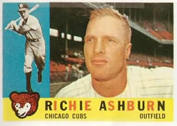 1960 Topps #305 Richie Ashburn Front