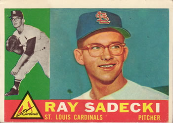 1960 Topps #327 Ray Sadecki Front