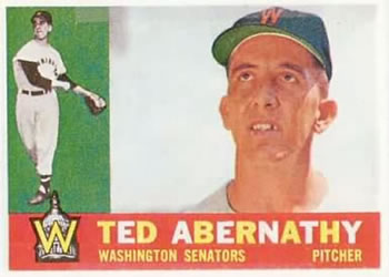 1960 Topps #334 Ted Abernathy Front