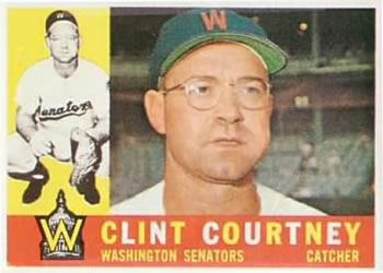 1960 Topps #344 Clint Courtney Front
