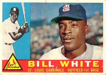 1960 Topps #355 Bill White Front