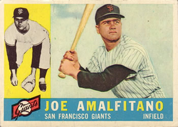 1960 Topps #356 Joe Amalfitano Front
