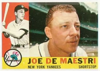 1960 Topps #358 Joe DeMaestri Front