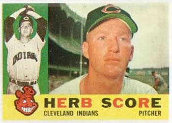 1960 Topps #360 Herb Score Front