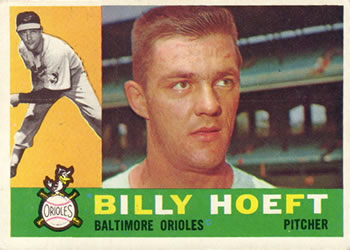 1960 Topps #369 Billy Hoeft Front
