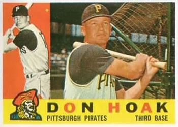 1960 Topps #373 Don Hoak Front