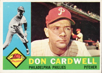1960 Topps #384 Don Cardwell Front