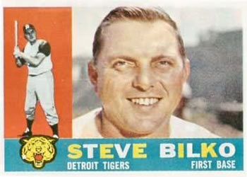 1960 Topps #396 Steve Bilko Front