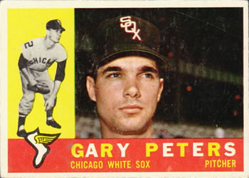 1960 Topps #407 Gary Peters Front