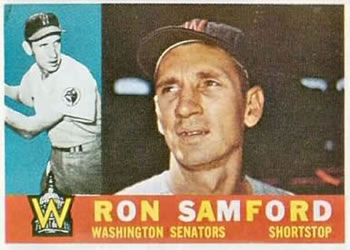 1960 Topps #409 Ron Samford Front