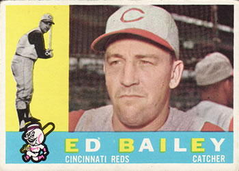 1960 Topps #411 Ed Bailey Front