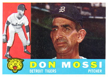 1960 Topps #418 Don Mossi Front