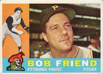 1960 Topps #437 Bob Friend Front