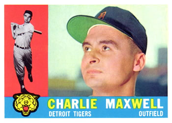 1960 Topps #443 Charlie Maxwell Front
