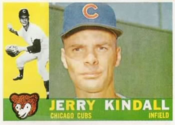 1960 Topps #444 Jerry Kindall Front