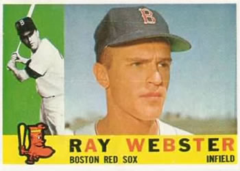 1960 Topps #452 Ray Webster Front