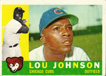 1960 Topps #476 Lou Johnson Front
