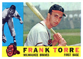1960 Topps #478 Frank Torre Front