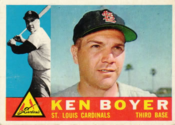 1960 Topps #485 Ken Boyer Front