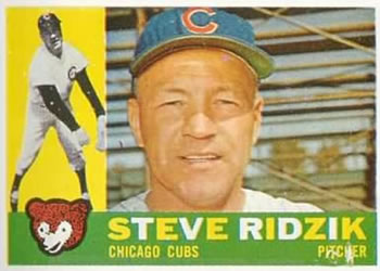 1960 Topps #489 Steve Ridzik Front