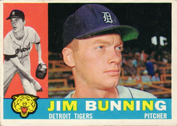 1960 Topps #502 Jim Bunning Front