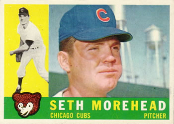 1960 Topps #504 Seth Morehead Front